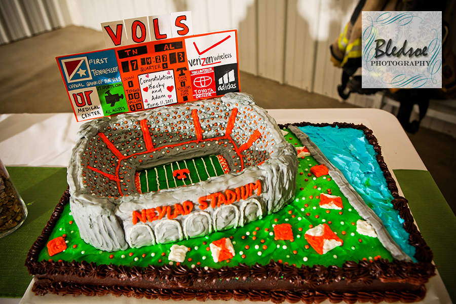 Neyland Stadium grooms cake.