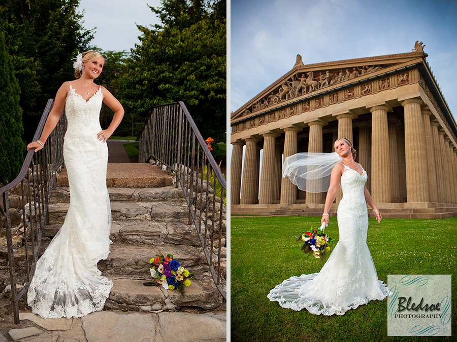 Bridal session at Centennial Park - Nashville wedding photographer