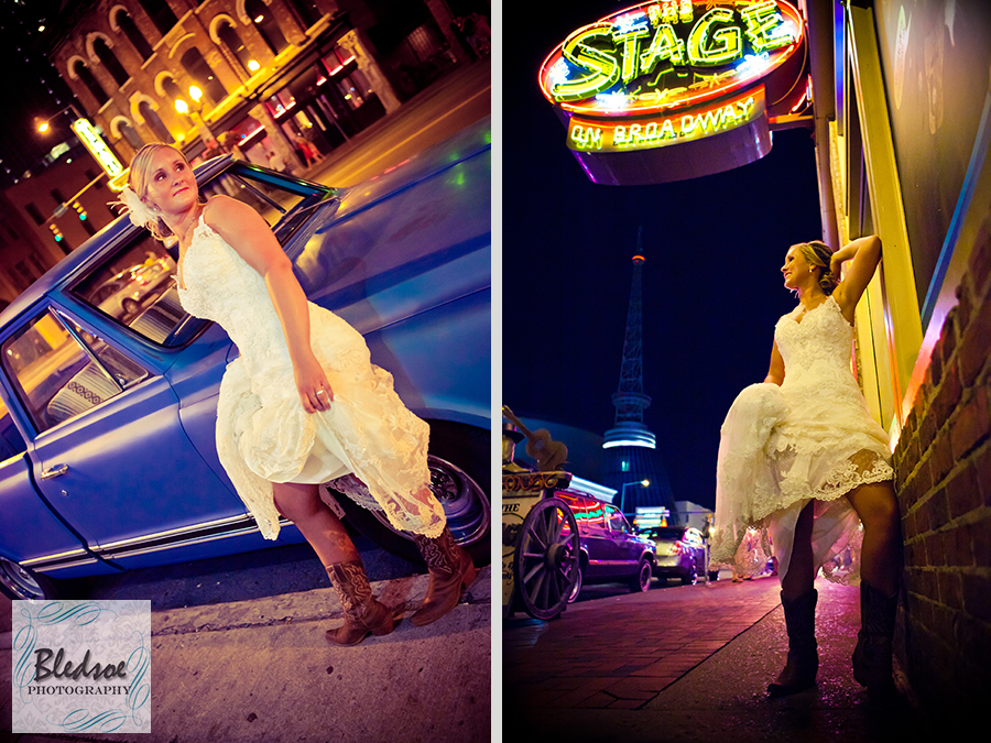 Bridal session downtown Nashville - Nashville wedding photographer