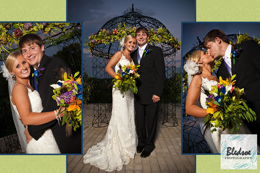 Bride and groom portraits at Pick Inn. © Bledsoe Photography