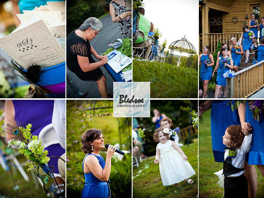 Blue ceremony details at Pick Inn, Gallatin, TN. © Bledsoe Photography