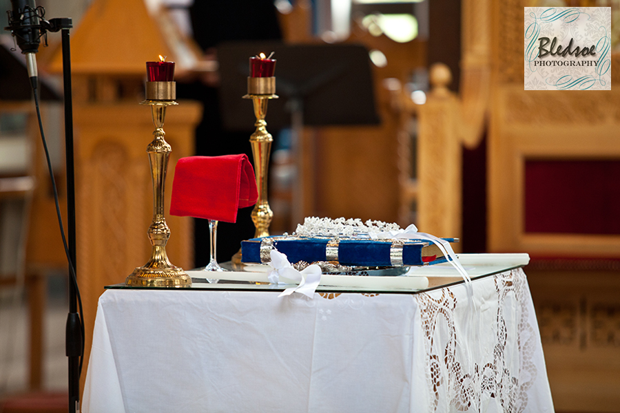 Bashakes wedding at Holy Trinity Greek Orthodox Church, Nashville. ©Bledsoe Photography