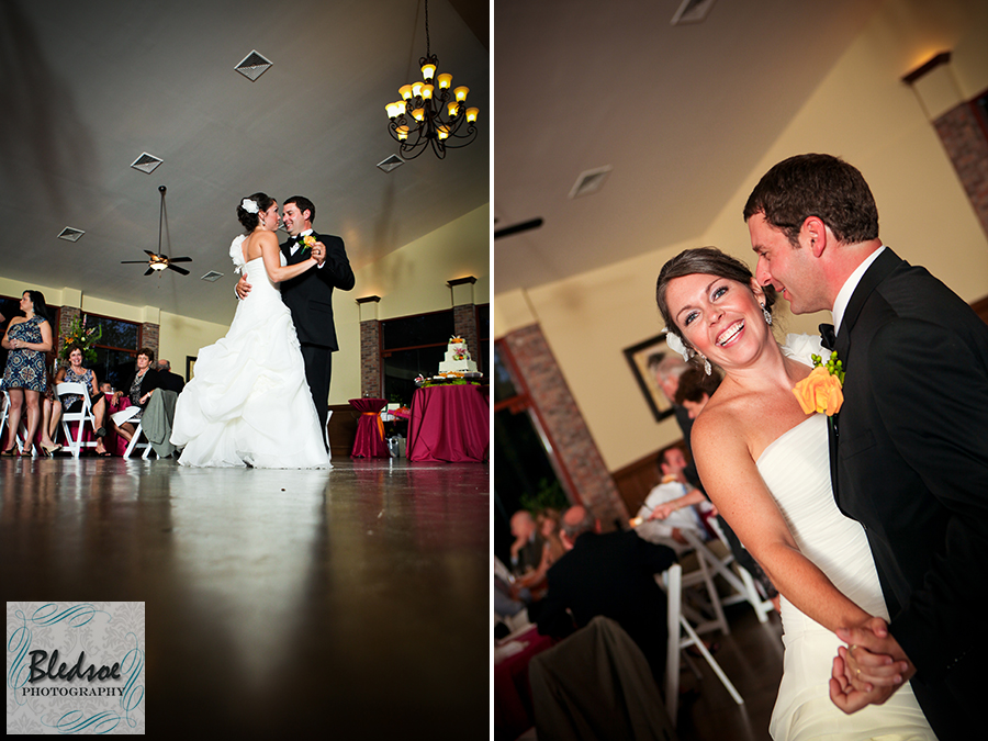 First dance at Hunter Valley Farm, Knoxville wedding photographer