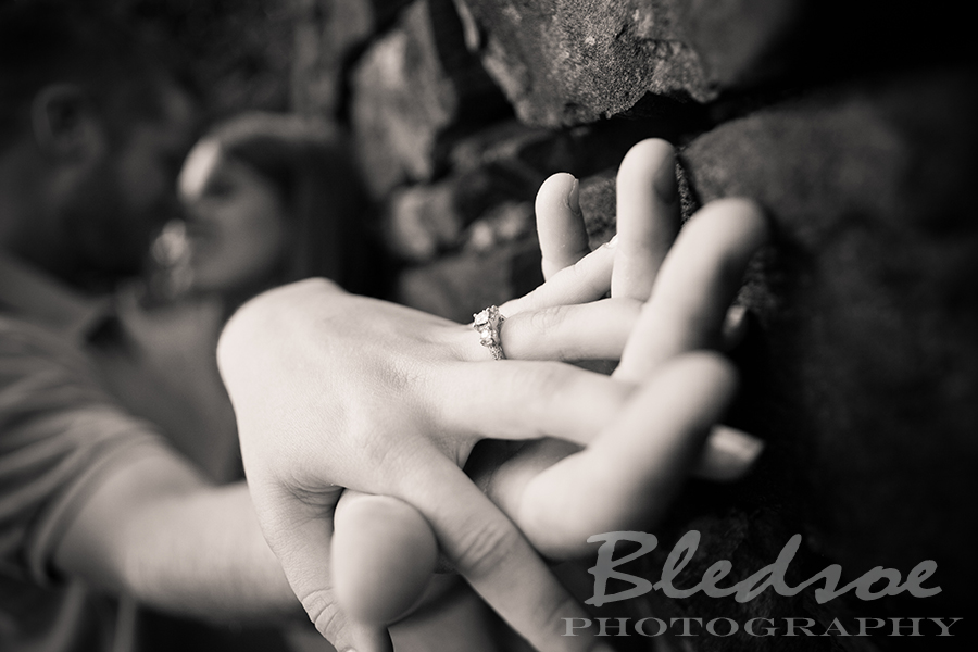 Knoxville Botanical Gardens engagement photo session by Bledsoe Photography