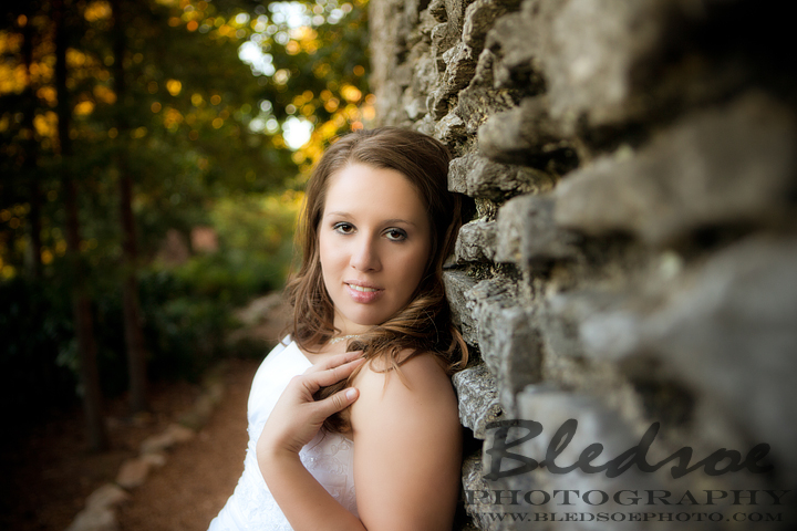 Knoxville bridal portrait, Knoxville wedding photographer, © Bledsoe Photography