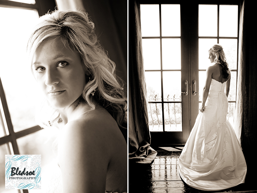 Bridal portrait at Chateau Selah © Bledsoe Photography Knoxville