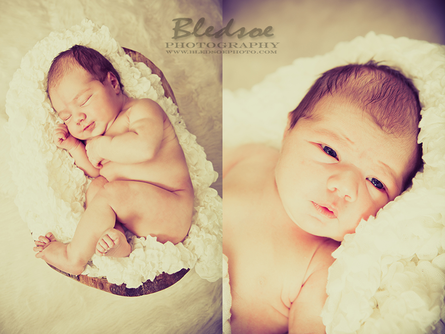 Knoxville newborn baby photographer, © Bledsoe Photography