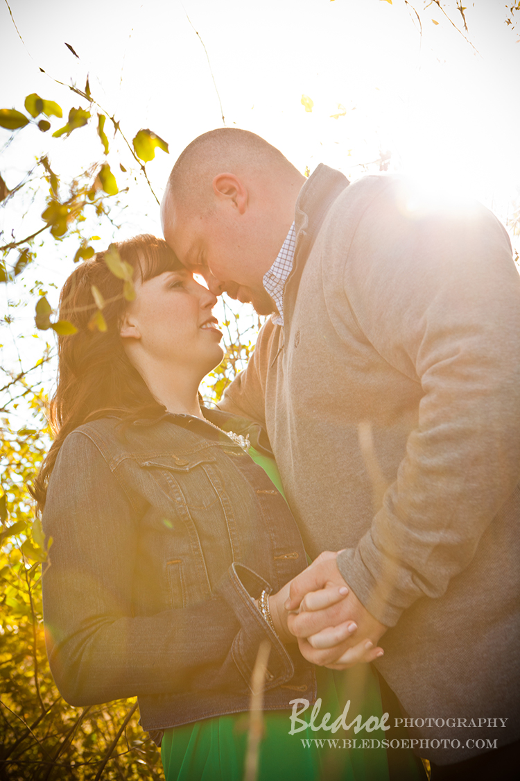 Engagement photo session at Melton Hill Lake, © Bledsoe Photography