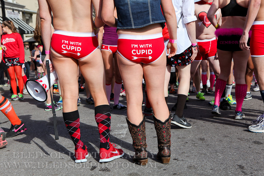 Cupid's Undie Run event at Tin Roof Nashville, charity for NF, Children's Tumor Foundation, © Bledsoe Photography