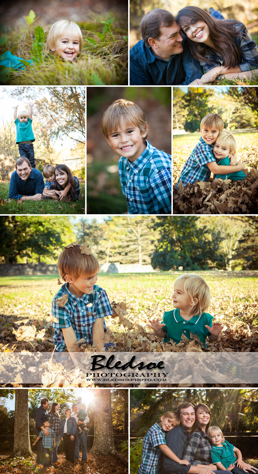 Baxley Family, Fall Family Portraits in Knoxville, © Bledsoe Photography