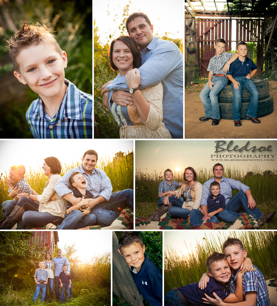 Painter Family, Fall Family Barn Portraits in Knoxville, © Bledsoe Photography