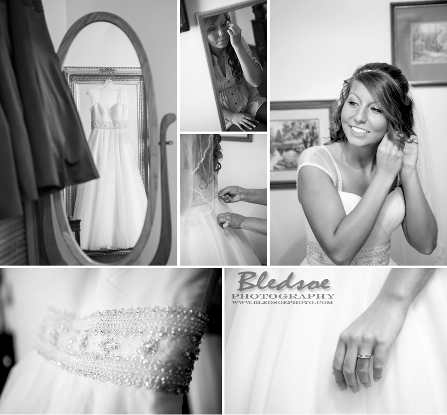 the stables lafollette tn wedding bride getting ready