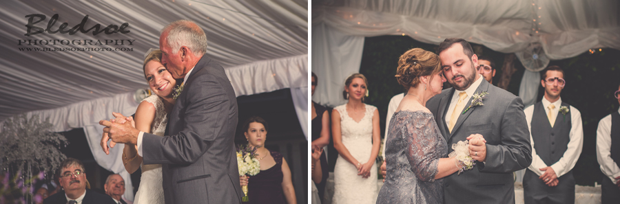 first dance, draped reception tent, knoxville wedding photographer