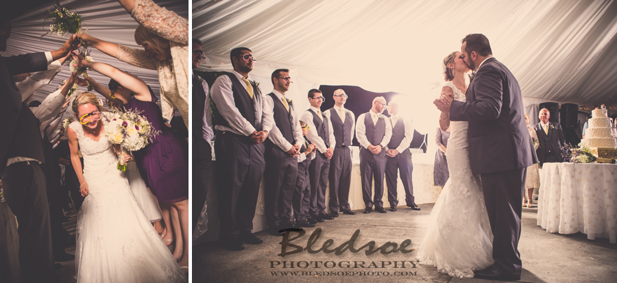 first dance, draped reception tent, knoxville wedding photographer