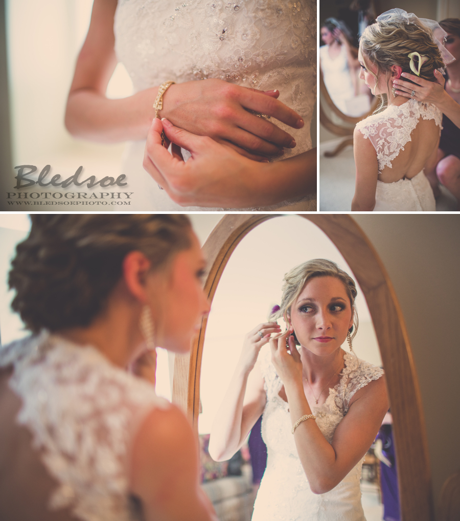 Bride getting ready, knoxville tn wedding photographer