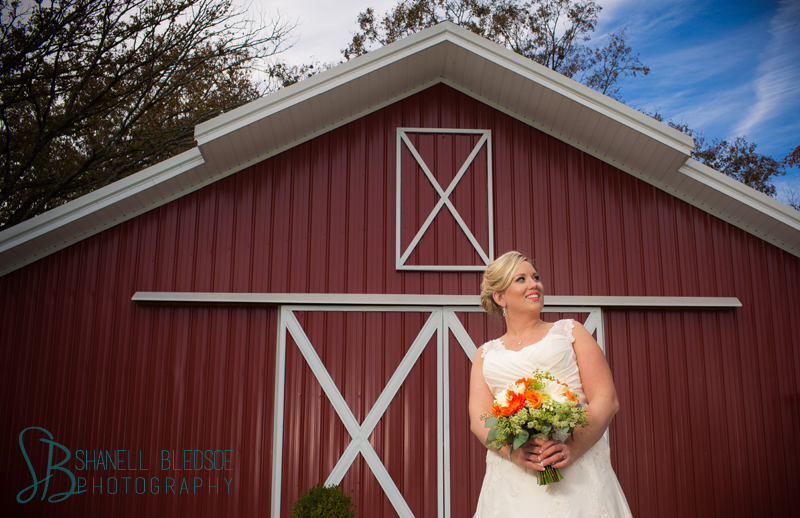 bridal portrait, red barn, legacy springs event center, knoxville wedding  photographer, bledsoe photography