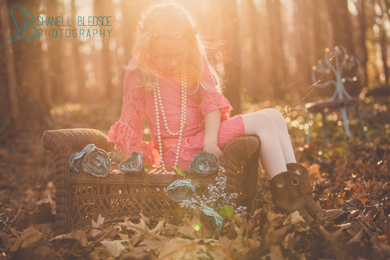 Sunset, sun flare, boho, hippie, kids, coral, teal, turquoise, woods, ivy, fall, Knoxville TN child children's photography, Bledsoe Photography