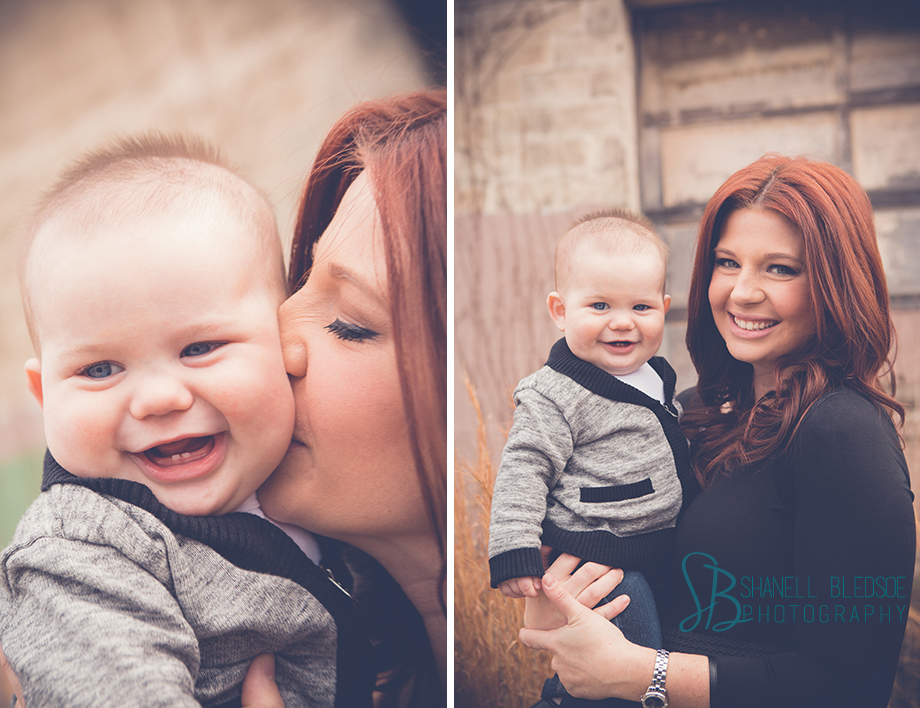Winter 6 month old photos with family in Knoxville, Tennessee, Shanell Bledsoe 
