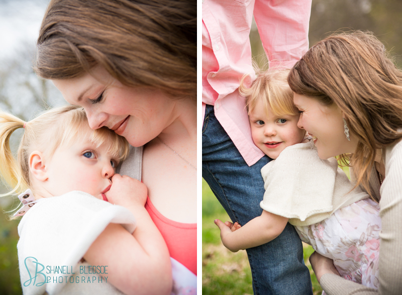 mommy and daughter, Spring family photos portraits in Nashville and Knoxville, coral colors, third birthday, 3 year old
