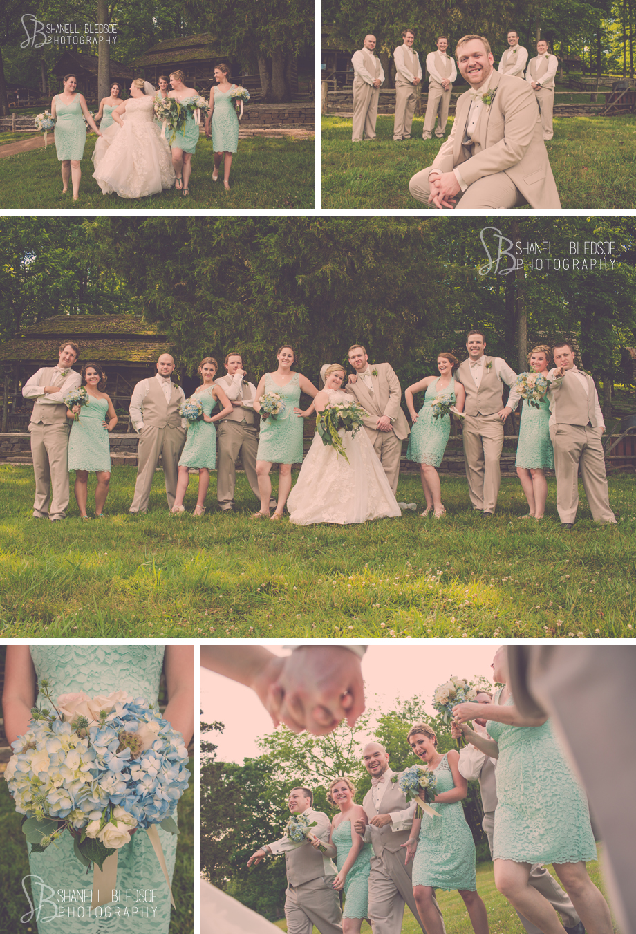 17-knoxville-wedding-museum_appalachia_mint_lace_khaki_suit_bridal_party_photos