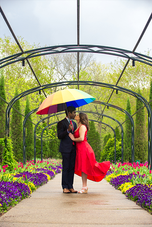 formal engagement photos at cheekwood gardens Nashville
