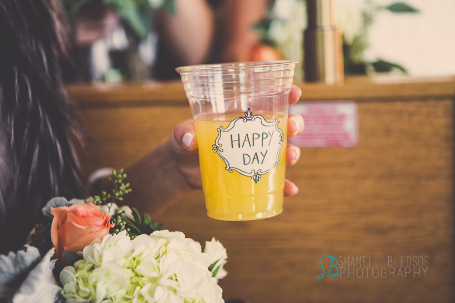 Knoxville wedding, Toast on trolley, shanell bledsoe photography, Happy Day cups