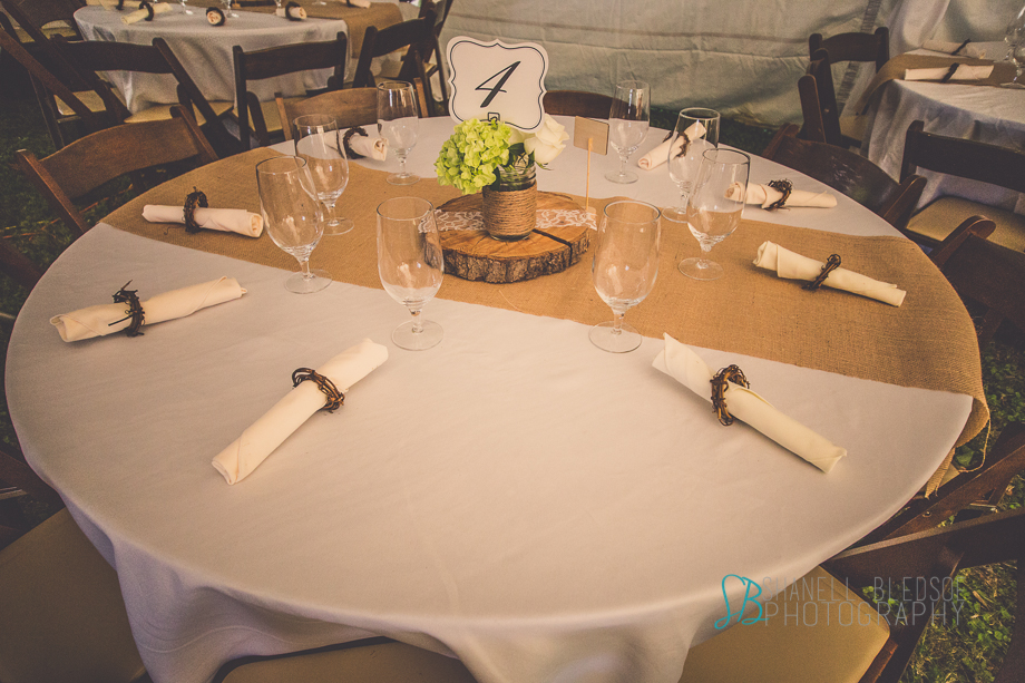 Knoxville wedding reception, mabry-hazen house, tent, burlap, table, decorations, shanell bledsoe photography, 