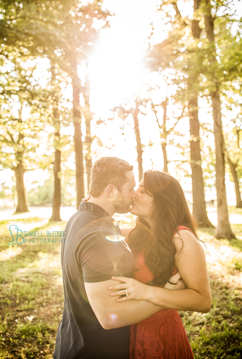 Woods, sun flare, engagement, photos, white pine, knoxville, tn, wedding