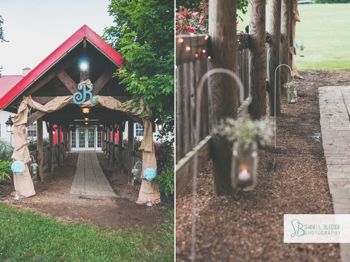 wedding-reception-entrance-decoration-burlap-mint-twin-cedar-farm