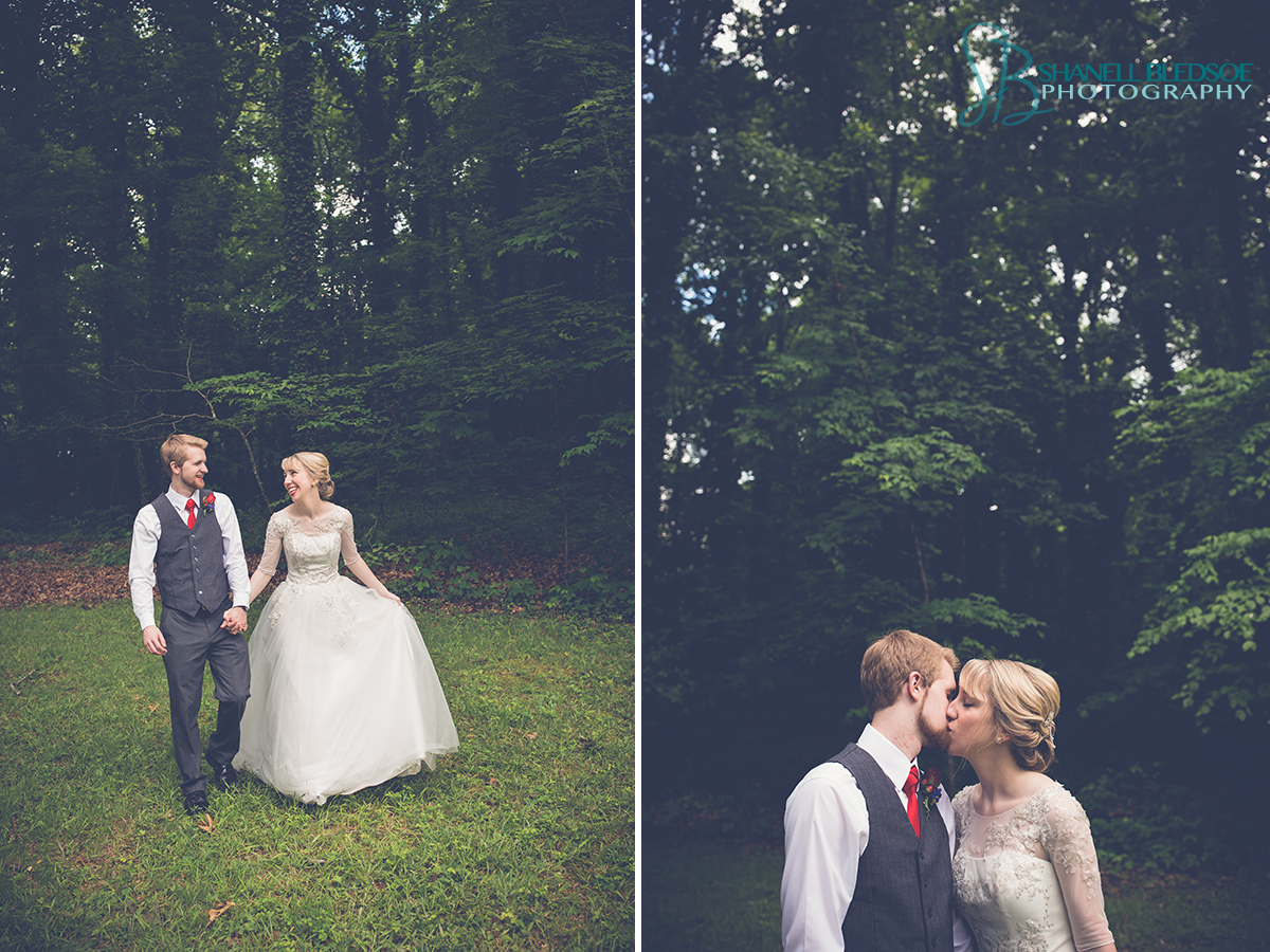 bride-and-grooom-forest-trees-maryville-wedding-knoxville