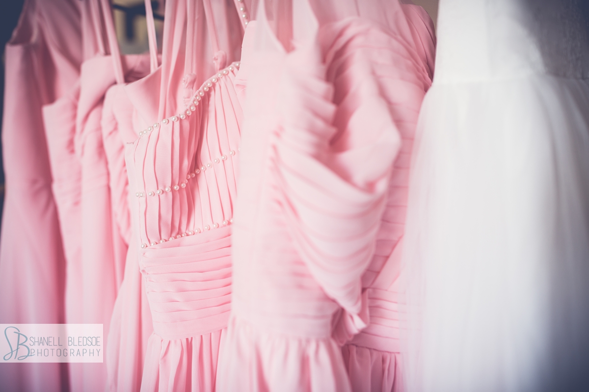 pink bridesmaid dresses wedding at Hunter Valley Farm