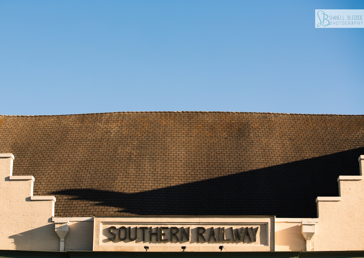 Historic Southern Railway Station Sign