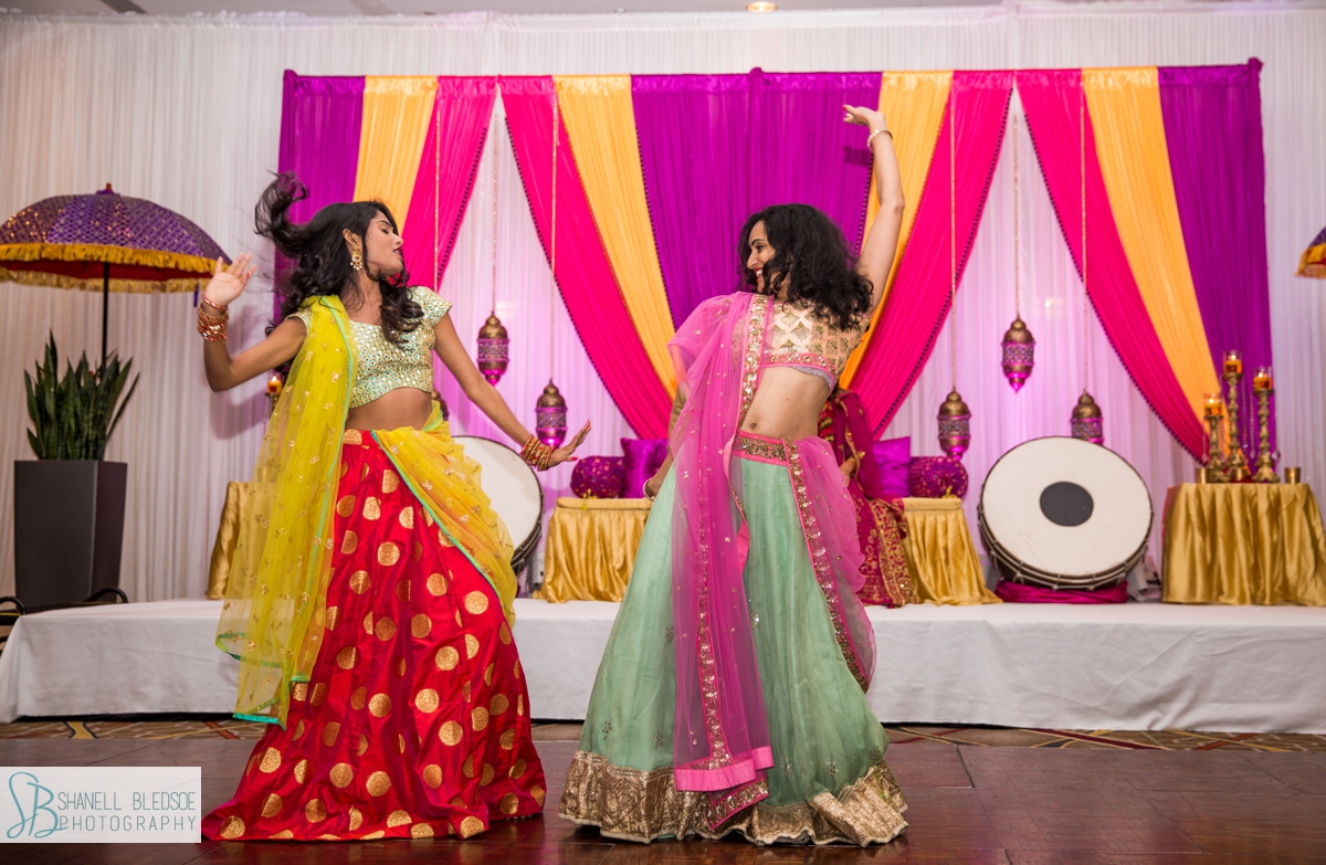 dancing family Nashville Sangeet Indian wedding