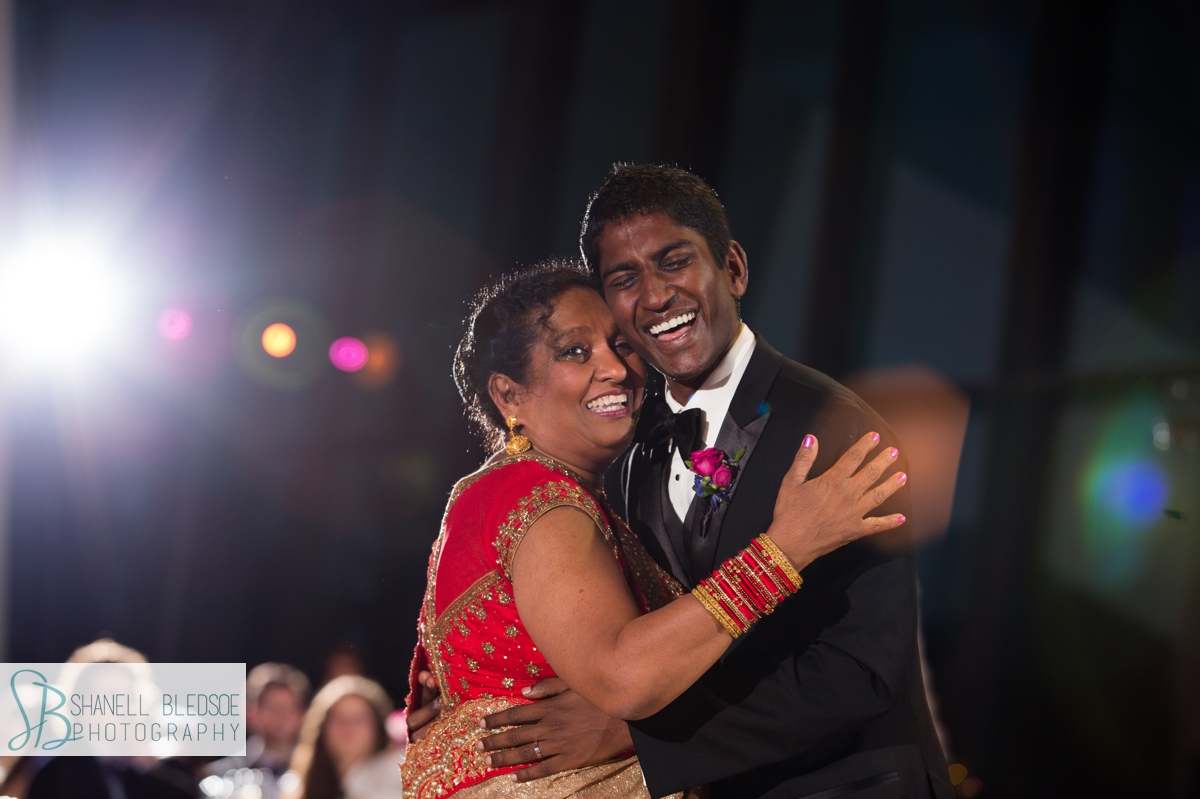 joyous mother-son dance at Indian wedding in Nashville