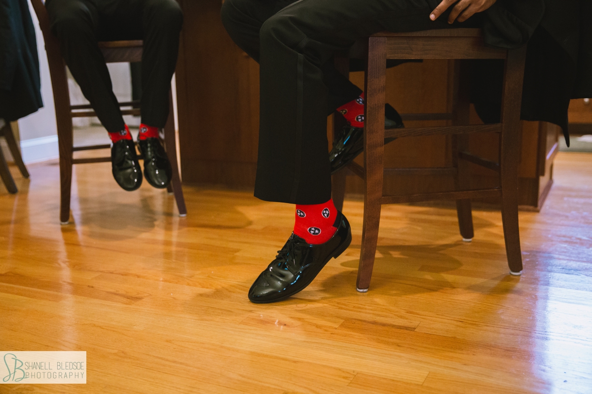 Tennessee star socks for groomsmen