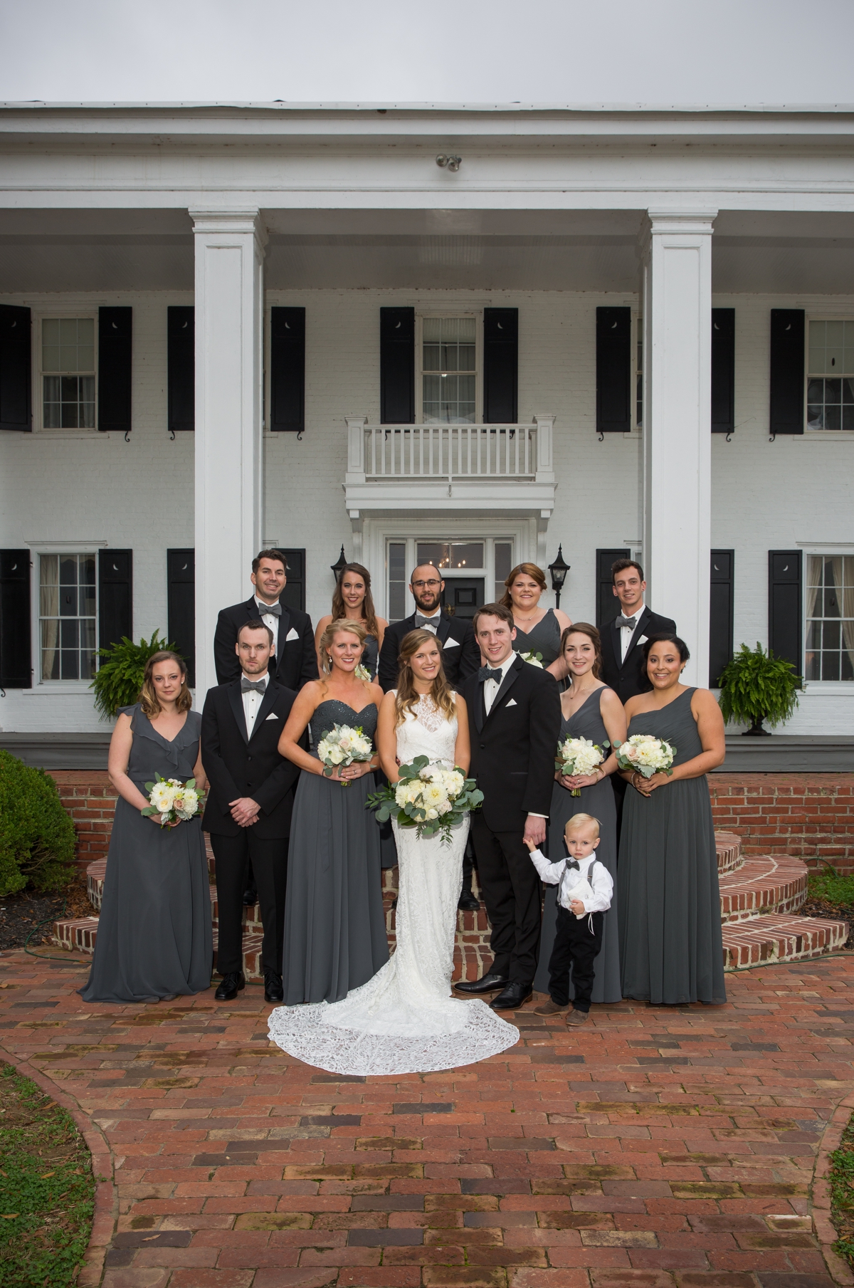 Hollyfield Manor house wedding party