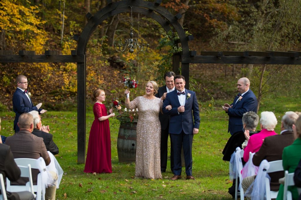 fall wedding in the smoky mountains