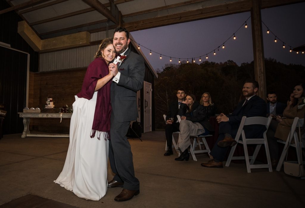 first dance at Stable wedding in east Knoxville