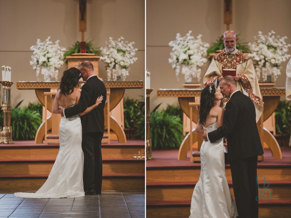 Catholic wedding photos at All Saints parish
