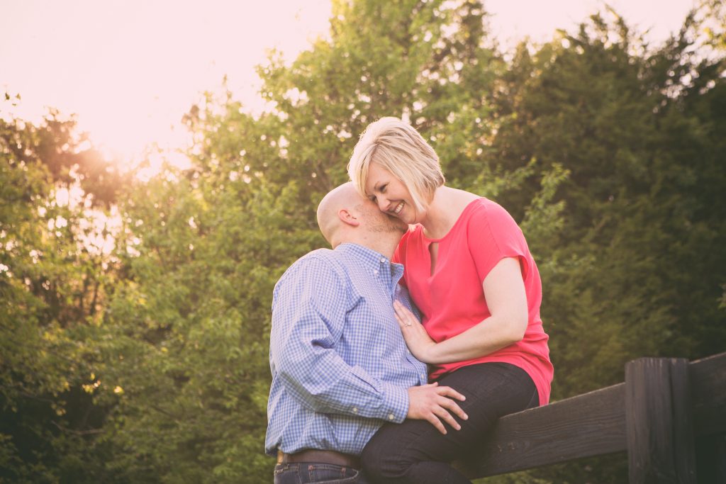 engagement photo session at Crockett park in Brentwood TN