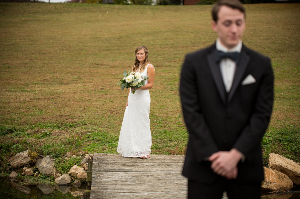 first look before wedding Richmond VA