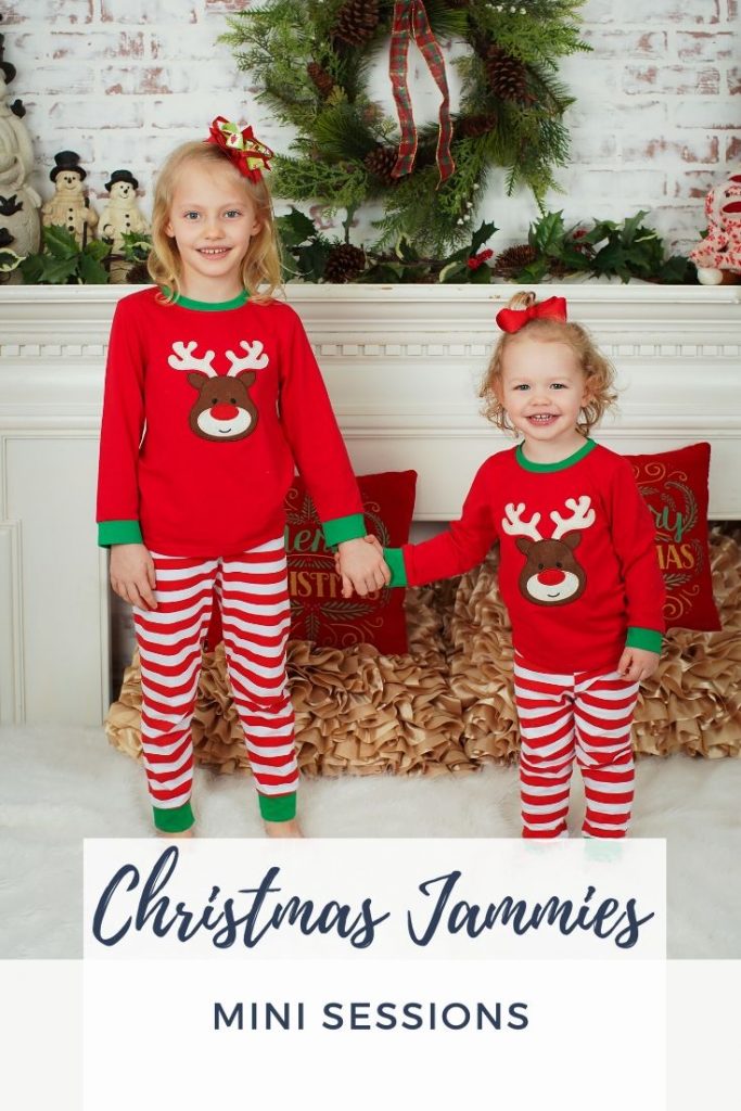 Christmas Jammies photo sessions in Knoxville tn