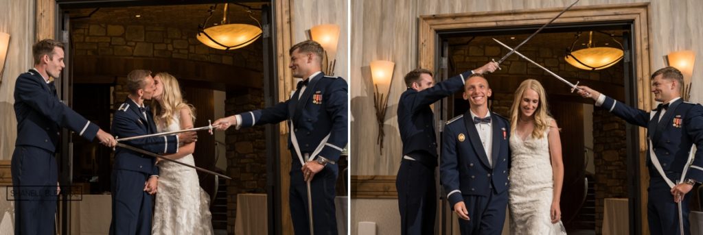air force saber arch wedding