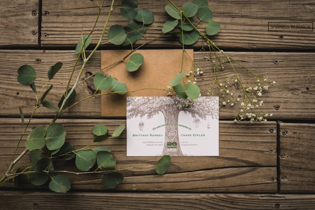 rustic wedding at Sampson's Hollow