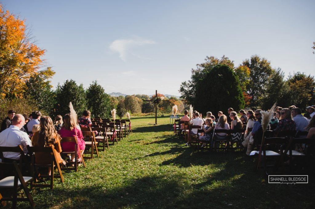 Knoxville Botanical Gardens wedding ceremony site