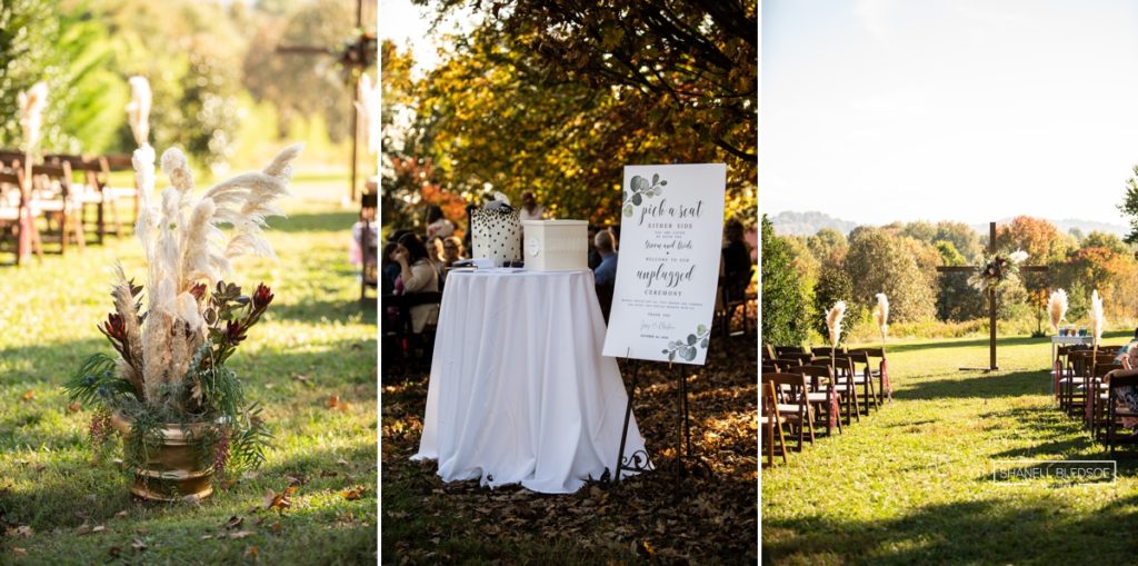 Knoxville Botanical Gardens wedding ceremony site