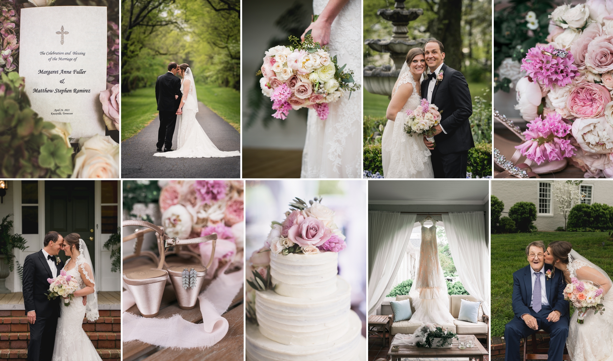 Classic formal wedding at Maple Grove Estate in Knoxville, TN