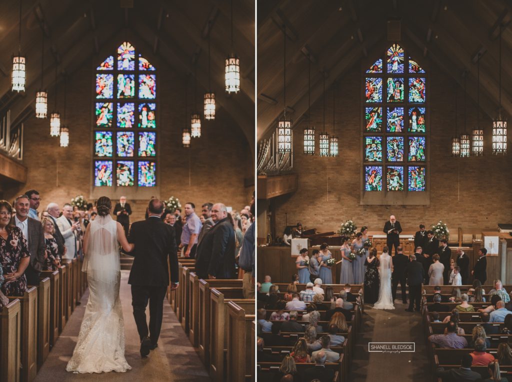 traditional church wedding at Graystone Presbyterian in Knoxville, Tennessee