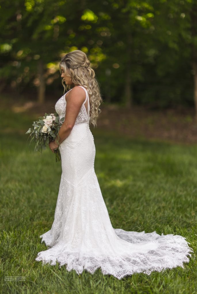 bridal portraits at The Carriage House in Dumplin Valley TN