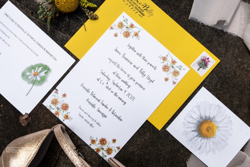 garden wedding invitations